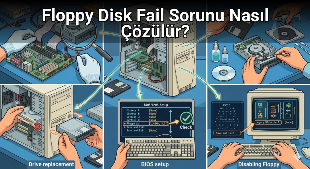 Floppy Disk Fail Sorunu Nasıl Çözülür? 